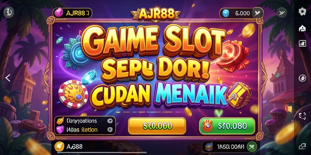 Tampilan gameplay Slot AJR88 yang mengasyikkan dengan fitur menarik.