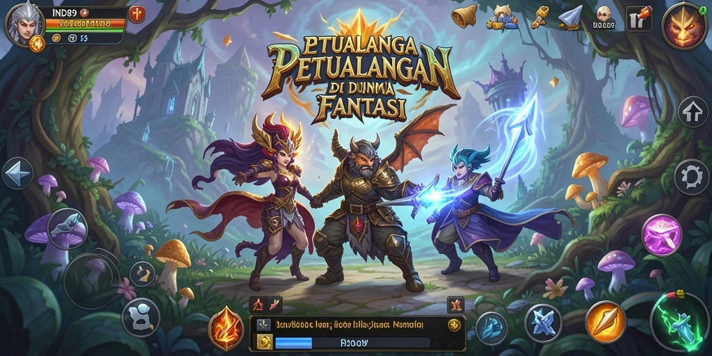 Tampilan penuh aksi dari gameplay IND89 yang menarik.